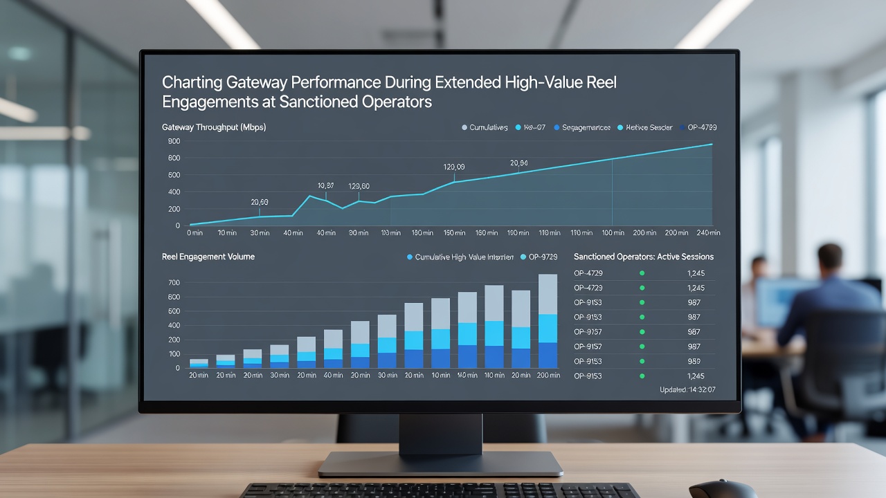 Detaillierte Ansicht von Gateway-Metriken während High-Value-Reel-Sessions