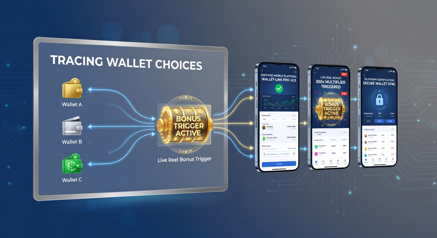 Illustration zu Wallet-Integration und Bonus-Triggern in mobilen Slot-Plattformen