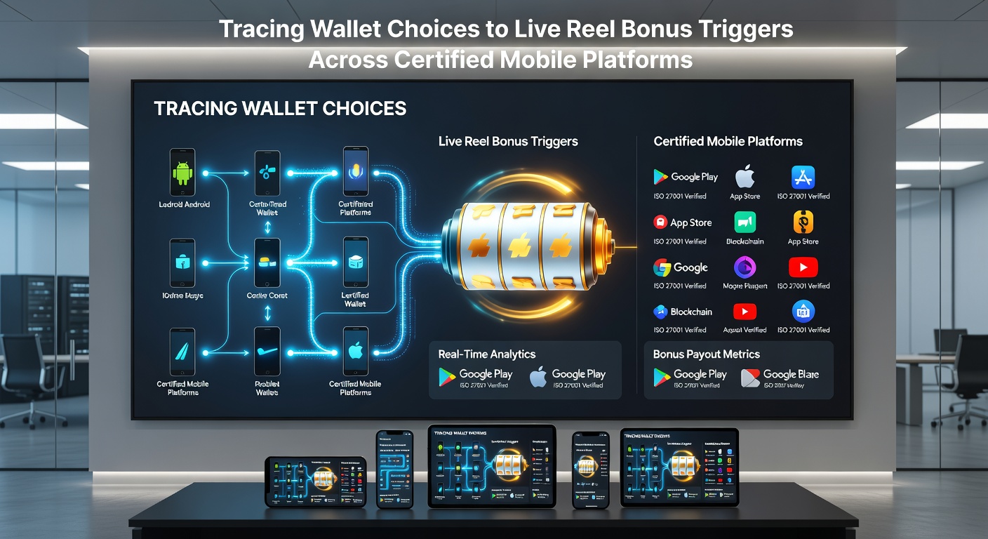 Darstellung von Live-Reel-Bonus-Triggern und Wallet-Interaktionen auf mobilen Geräten